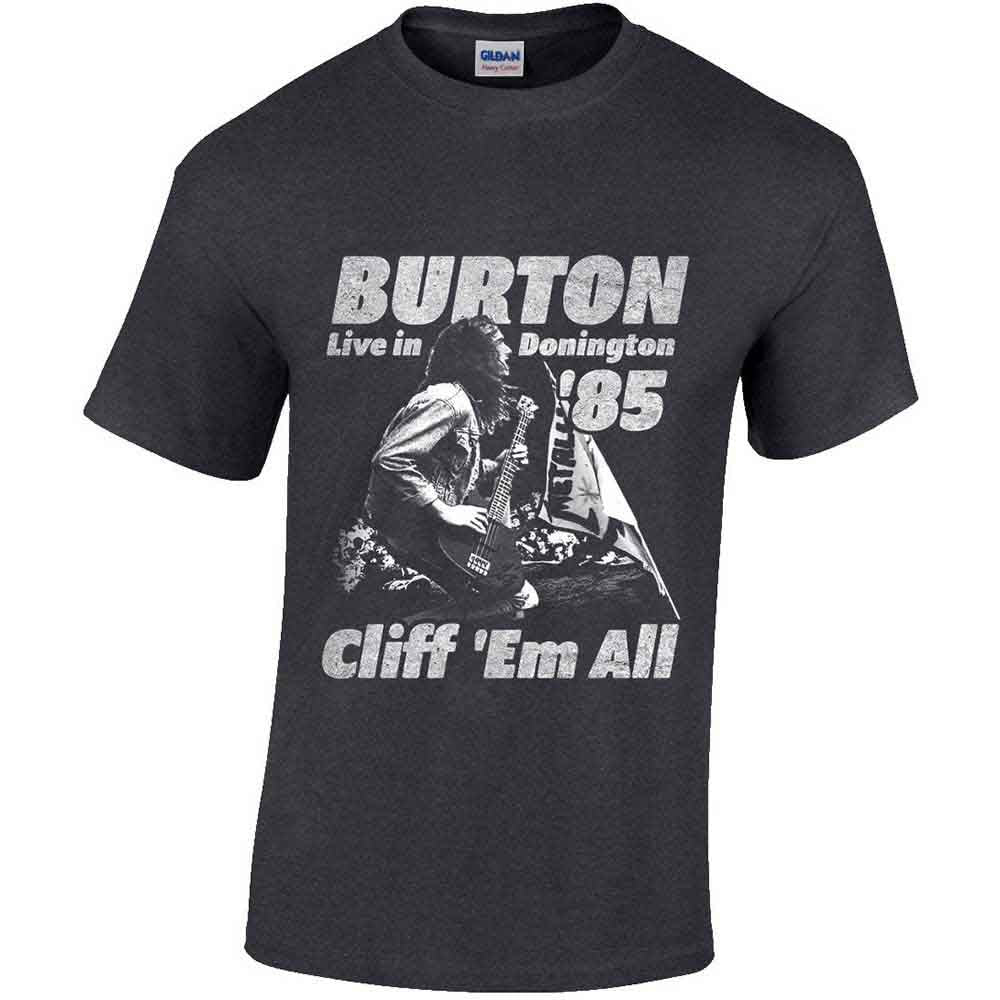 Cliff Burton - Flag Retro [T-Shirt] (ONLINE ORDER ONLY)