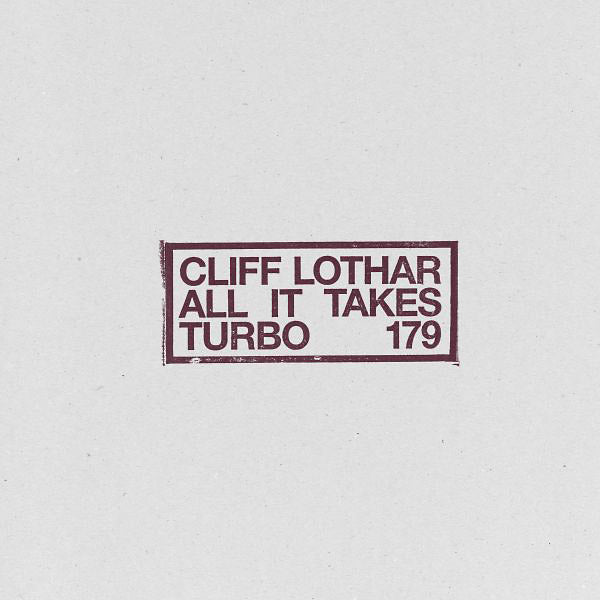 All It Takes [Vinyl] (ONLINE ORDER ONLY)