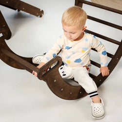 Climbing Arch Chocolate + Cushion - Montessori Climbers for Toddlers (ONLINE ORDER ONLY)