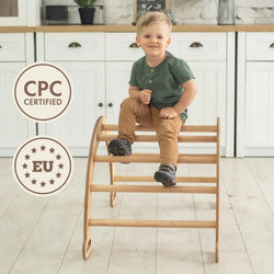 Climbing Arch & Rocker Balance - Montessori Climbers for Kids 1-7 y.o. – Beige (ONLINE ORDER ONLY)