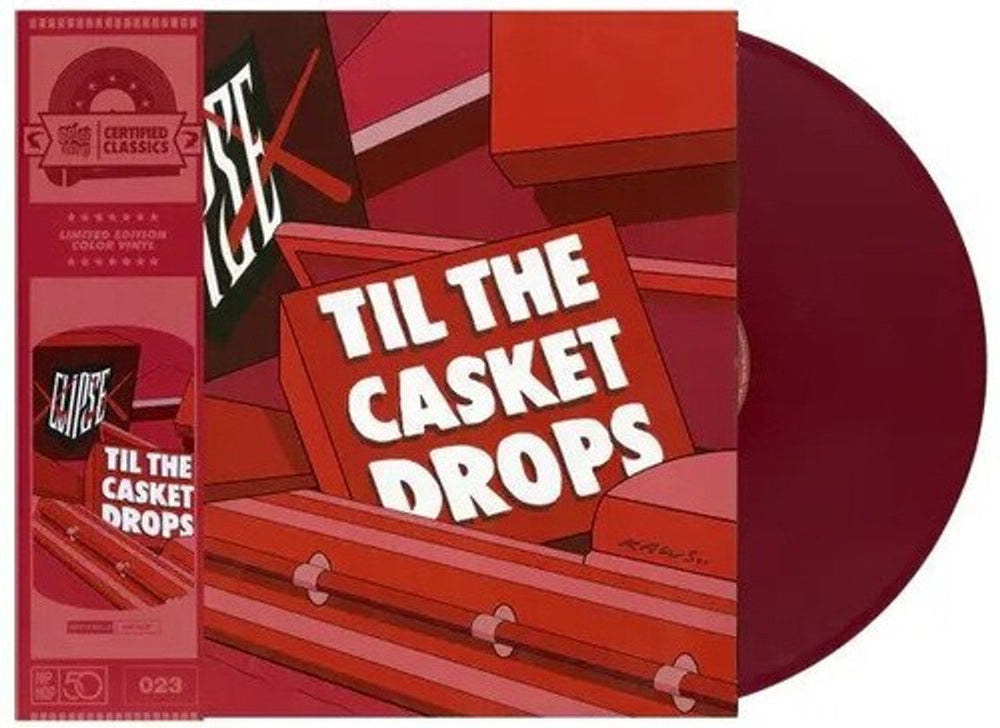 Clipse - Til The Casket Drops (Limitede Edition, Colored Vinyl, Fruit Punch Red) [Vinyl]