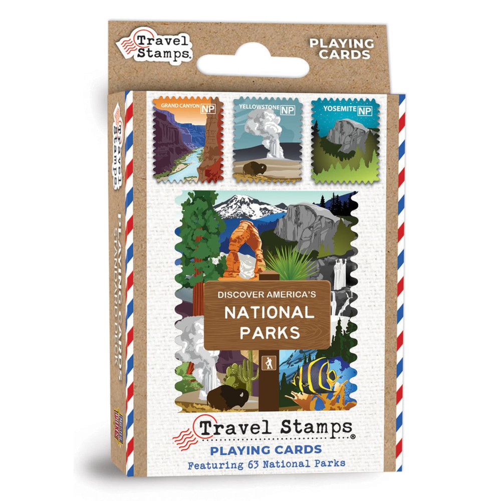 National Parks Travel Stamps Playing Cards - 54 Card Deck (ONLINE ORDER ONLY)