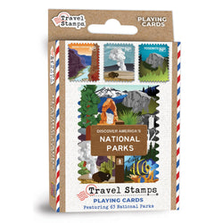 National Parks Travel Stamps Playing Cards - 54 Card Deck (ONLINE ORDER ONLY)
