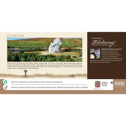 Yellowstone Old Faithful 1000 Piece Panoramic Jigsaw Puzzle (ONLINE ORDER ONLY)