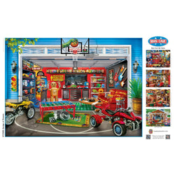 Man Cave - Garage of Dreams 1000 Piece Jigsaw Puzzle (ONLINE ORDER ONLY)