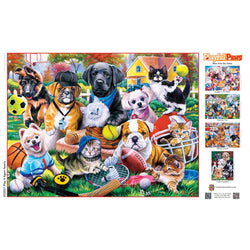 Playful Paws - Play it Again Sports 300 Piece EZ Grip Jigsaw Puzzle