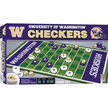 Washington Huskies Checkers Board Game (ONLINE ORDER ONLY)