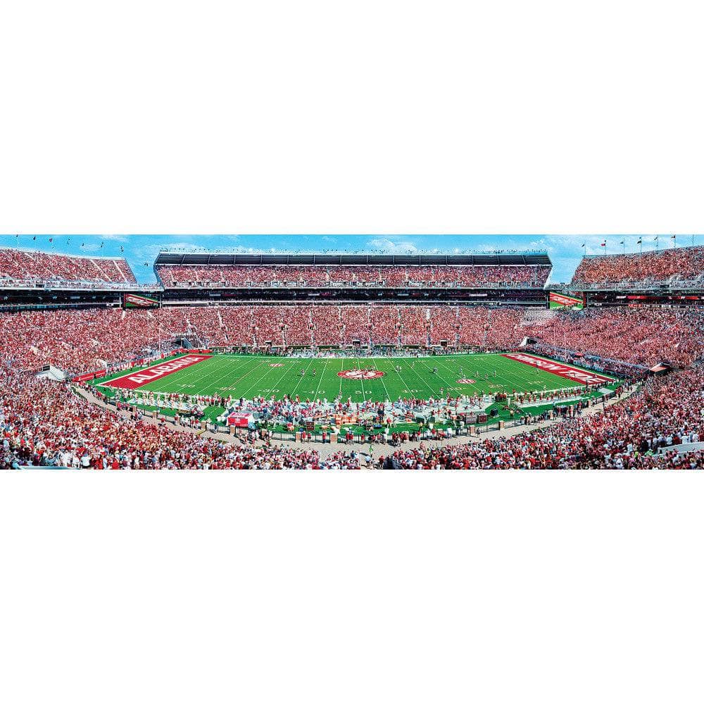 Alabama Crimson Tide - 1000 Piece Panoramic Jigsaw Puzzle - Center View (ONLINE ORDER ONLY)