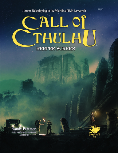 Call of Cthulhu 7th Edition Keeper Screen (ONLINE ORDER ONLY)