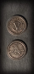 50 Metal Coin Board Game Upgrade Set (Medieval Coins) (ONLINE ORDER ONLY)