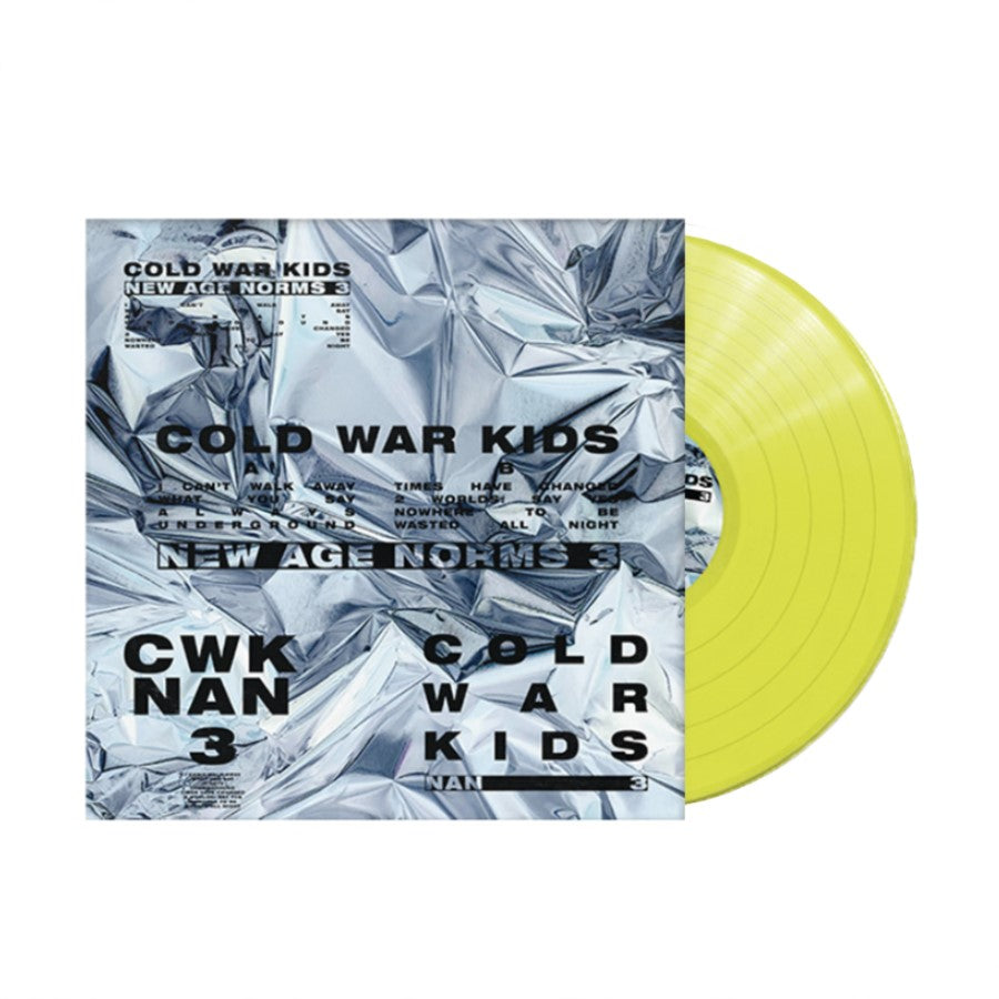 Cold War Kids - New Age Norms 3 (Limited Edition, Neon Yellow Colored Vinyl) [Vinyl] (ONLINE ORDER ONLY)