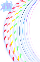 HDPE & Polypro Beginner Hula Hoops with Colored Gaffer Tape - Best Seller (ONLINE ORDER ONLY)