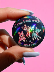 Anarchist Pin Pack –  Limited Drop- Holographic Pastel Buttons Pin pack (Set of 6) (Online Order Only)