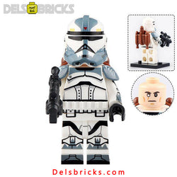 Commander Wolffe Clone trooper Lego Minifigures Custom Toys (ONLINE ORDER ONLY)