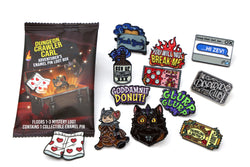 Foam Brain Games: Enamel Pin - Dungeon Crawler Carl - Adventurer's Pin Mystery Loot: Floors 1-3 (ONLINE ORDER ONLY)