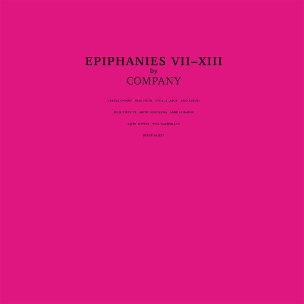 COMPANY - Epiphanies VII-XIII [Vinyl] (ONLINE ORDER ONLY)