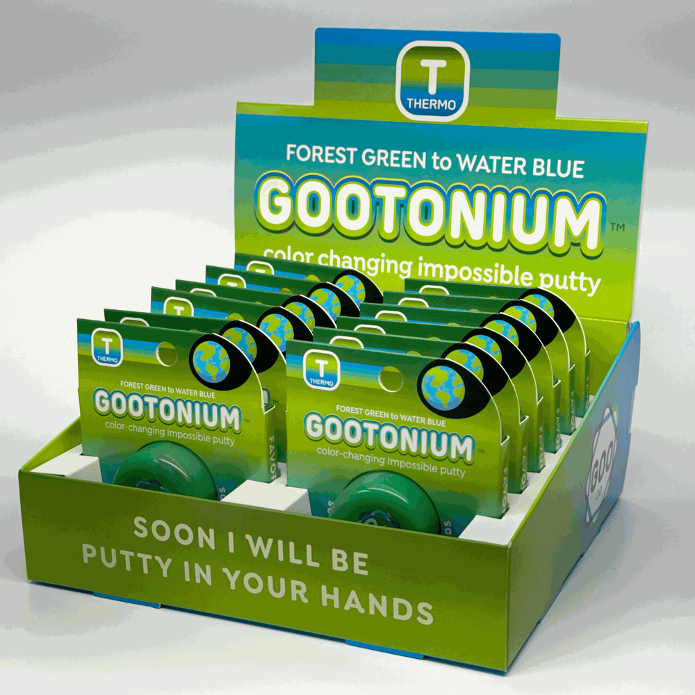 Gootonium: Thermo forest green to water blue putty - 20g (ONLINE ORDER ONLY)