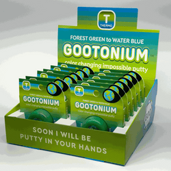 Gootonium: Thermo forest green to water blue putty - 20g (ONLINE ORDER ONLY)
