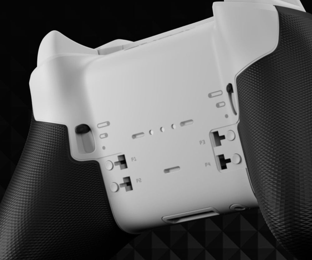 WHITE CORE XBOX ELITE SERIES 2 CUSTOM MODDED CONTROLLER (Online Order Only)
