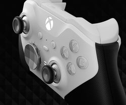 WHITE CORE XBOX ELITE SERIES 2 CUSTOM MODDED CONTROLLER (Online Order Only)