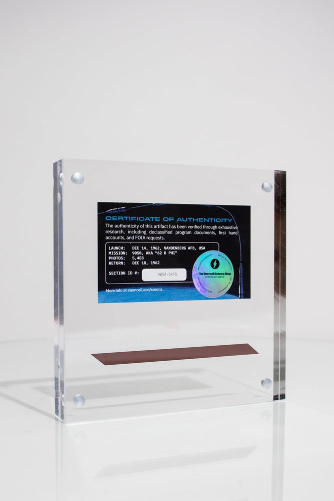 Corona Spy Satellite Telemetry Data Section (Online Order Only)