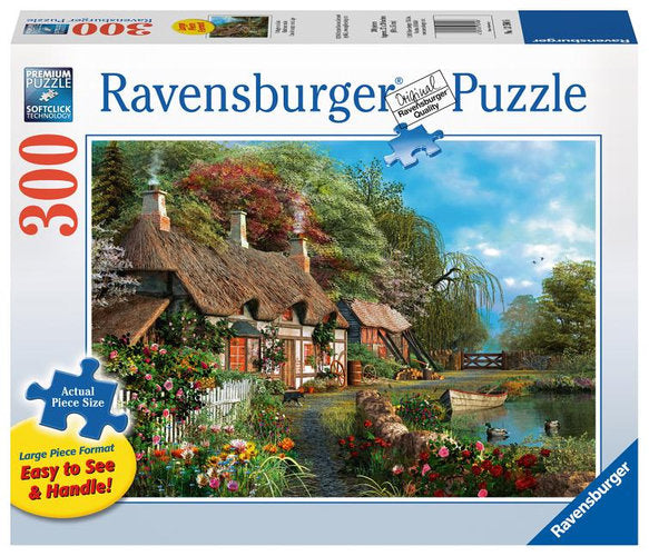 Puzzle: Large Format - Cottage on a Lake (ONLINE ORDER ONLY)