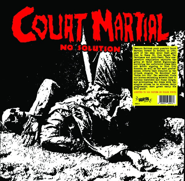COURT MARTIAL - No Solution: Singles & Demos 1981/1982 [Vinyl] (ONLINE ORDER ONLY)