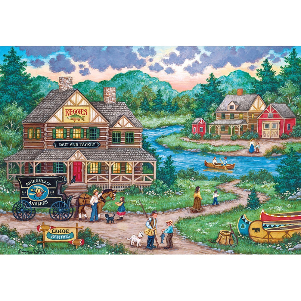 Signature Collection - Adirondack Anglers 2000 Piece Jigsaw Puzzle (ONLINE ORDER ONLY)