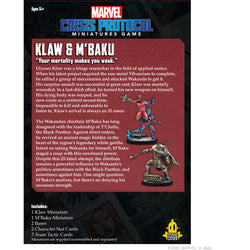 Marvel Crisis Protocol - Klaw & M'Baku (Online Order Only)