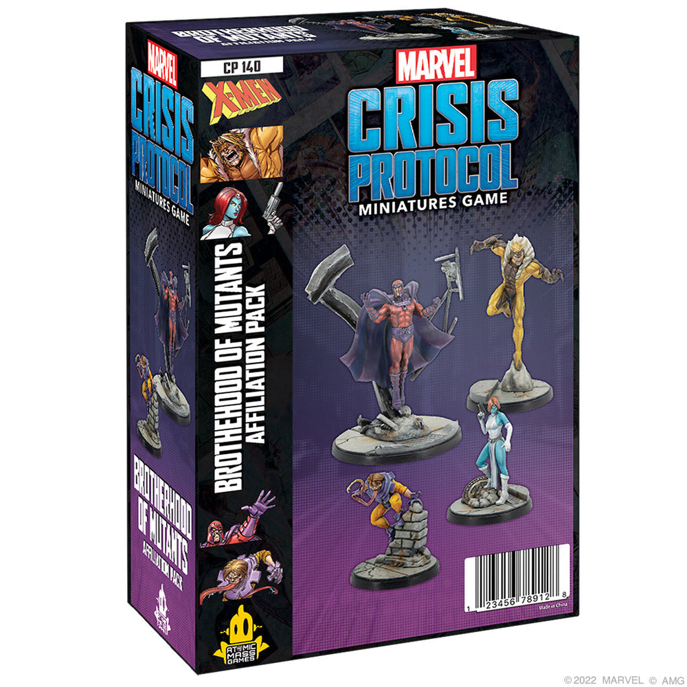 Marvel Crisis Protocol: Brotherhood of Mutants Affiliation Pack (ONLINE ORDER ONLY)