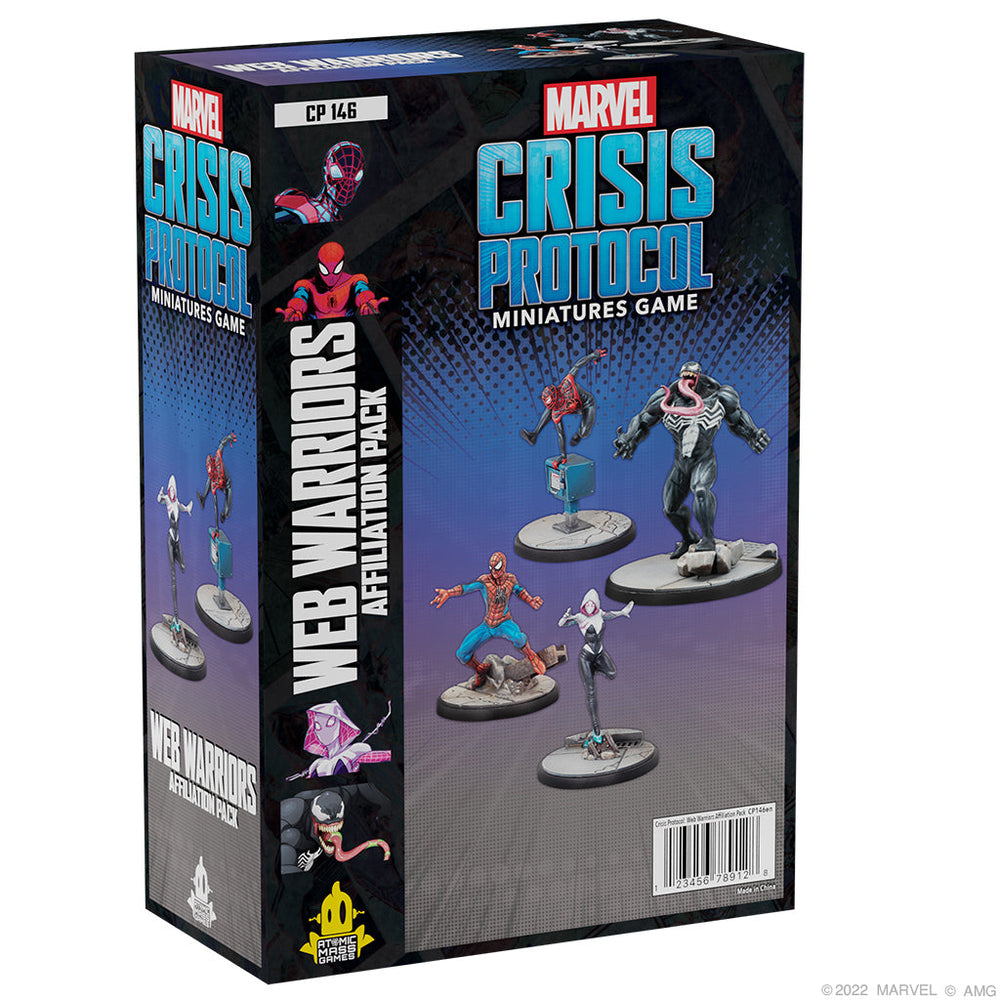 Marvel Crisis Protocol: Web Warriors Affiliation Pack (ONLINE ORDER ONLY)