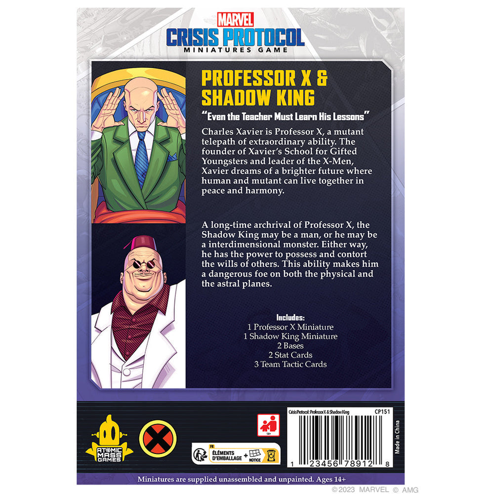 Marvel Crisis Protocol: Professor X & Shadow King (ONLINE ORDER ONLY)