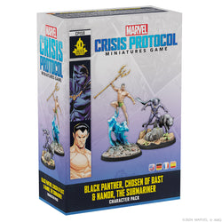 Marvel Crisis Protocol: Black Panther, Chosen of Bast & Namor, the Sub-Mariner (ONLINE ORDER ONLY)