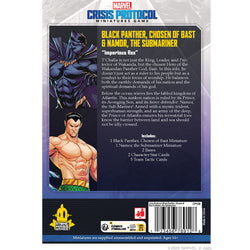 Marvel Crisis Protocol: Black Panther, Chosen of Bast & Namor, the Sub-Mariner (ONLINE ORDER ONLY)
