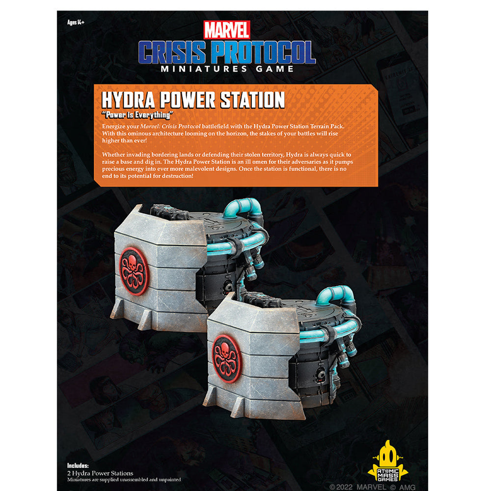 Marvel Crisis Protocol: Hydra Power Station Terrain Pack (ONLINE ORDER ONLY)