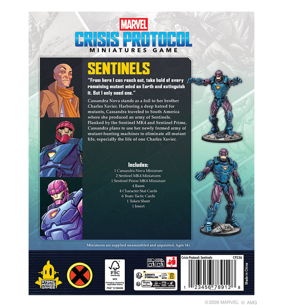 Marvel Crisis Protocol: Sentinels Affiliation Pack