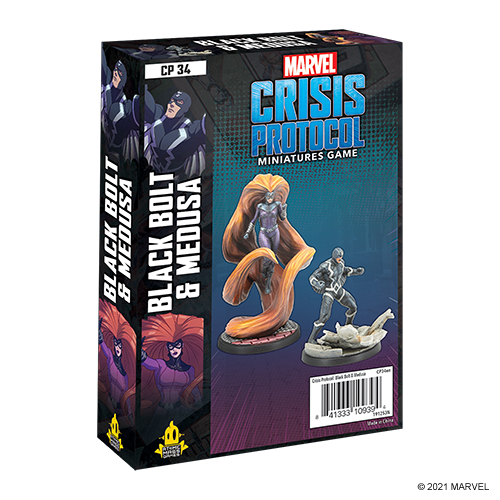 Marvel Crisis Protocol: Black Bolt and Medusa (ONLINE ORDER ONLY)