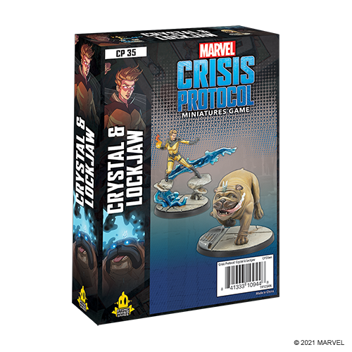 Marvel Crisis Protocol: Crystal and Lockjaw (ONLINE ORDER ONLY)