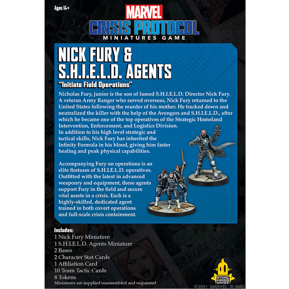 Marvel Crisis Protocol: Nick Fury and S.H.I.E.L.D. Agents (ONLINE ORDER ONLY)