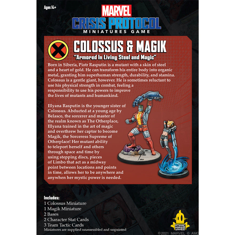 Marvel Crisis Protocol: Colossus & Magik (ONLINE ORDER ONLY)