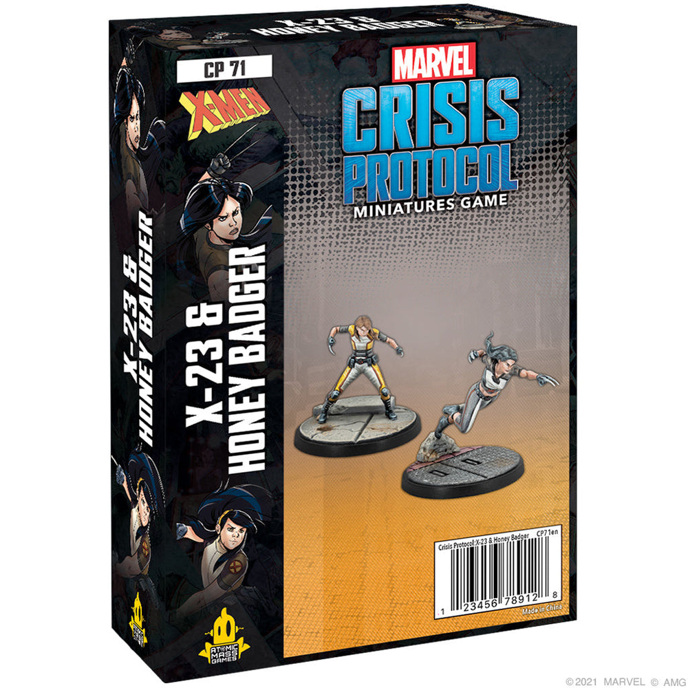 Marvel Crisis Protocol: X-23 & Honey Badger (ONLINE ORDER ONLY)