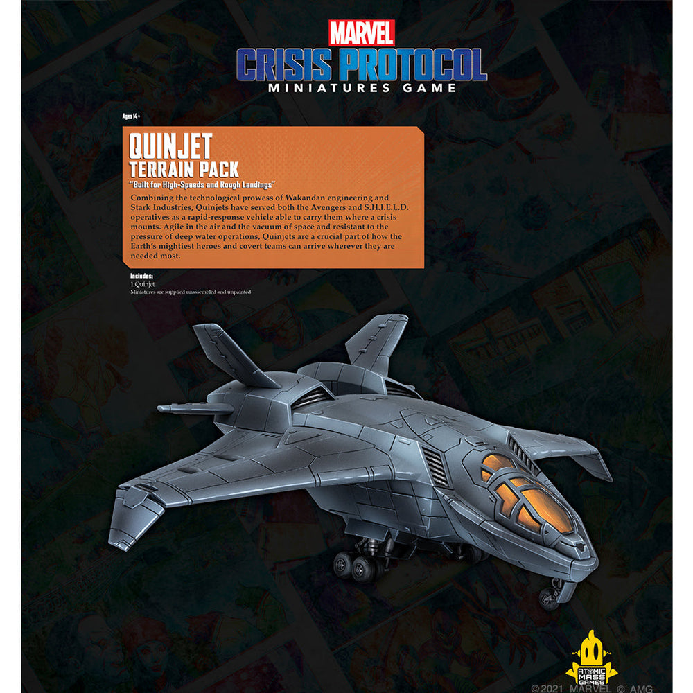 Marvel Crisis Protocol: Quinjet Terrain (ONLINE ORDER ONLY)