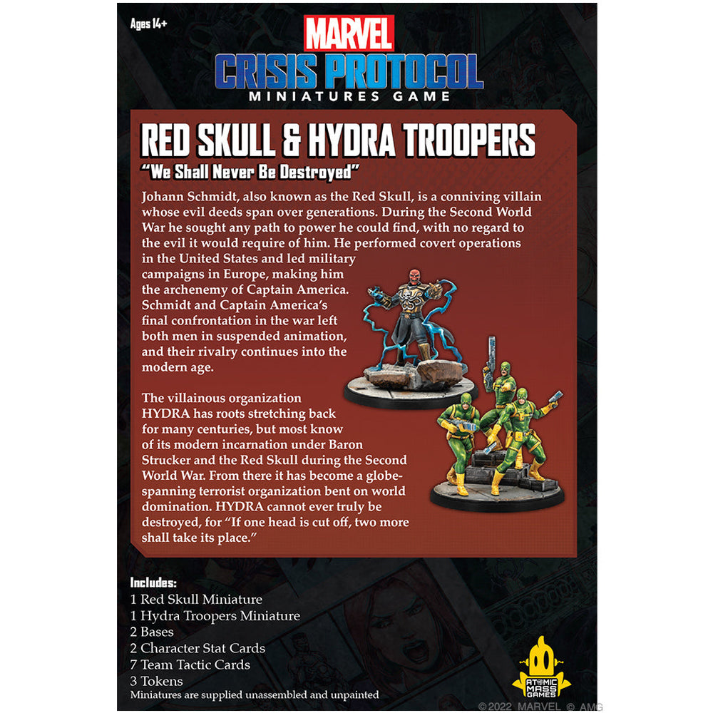 Marvel Crisis Protocol: Red Skull & Hydra Troops (ONLINE ORDER ONLY)