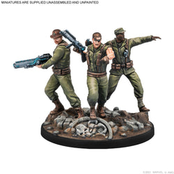 Marvel Crisis Protocol: Nick Fury, Sr. & Howling Commandos (ONLINE ORDER ONLY)