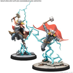 Marvel Crisis Protocol: Mighty Thor, Lady Sif, Thor, Hero of Midgard & Loki, Prince of Lies (ONLINE ORDER ONLY)