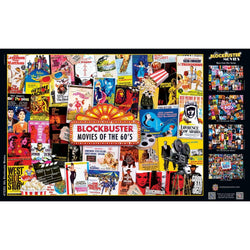 60's Blockbusters 1000 Piece Jigsaw Puzzle (ONLINE ORDER ONLY)