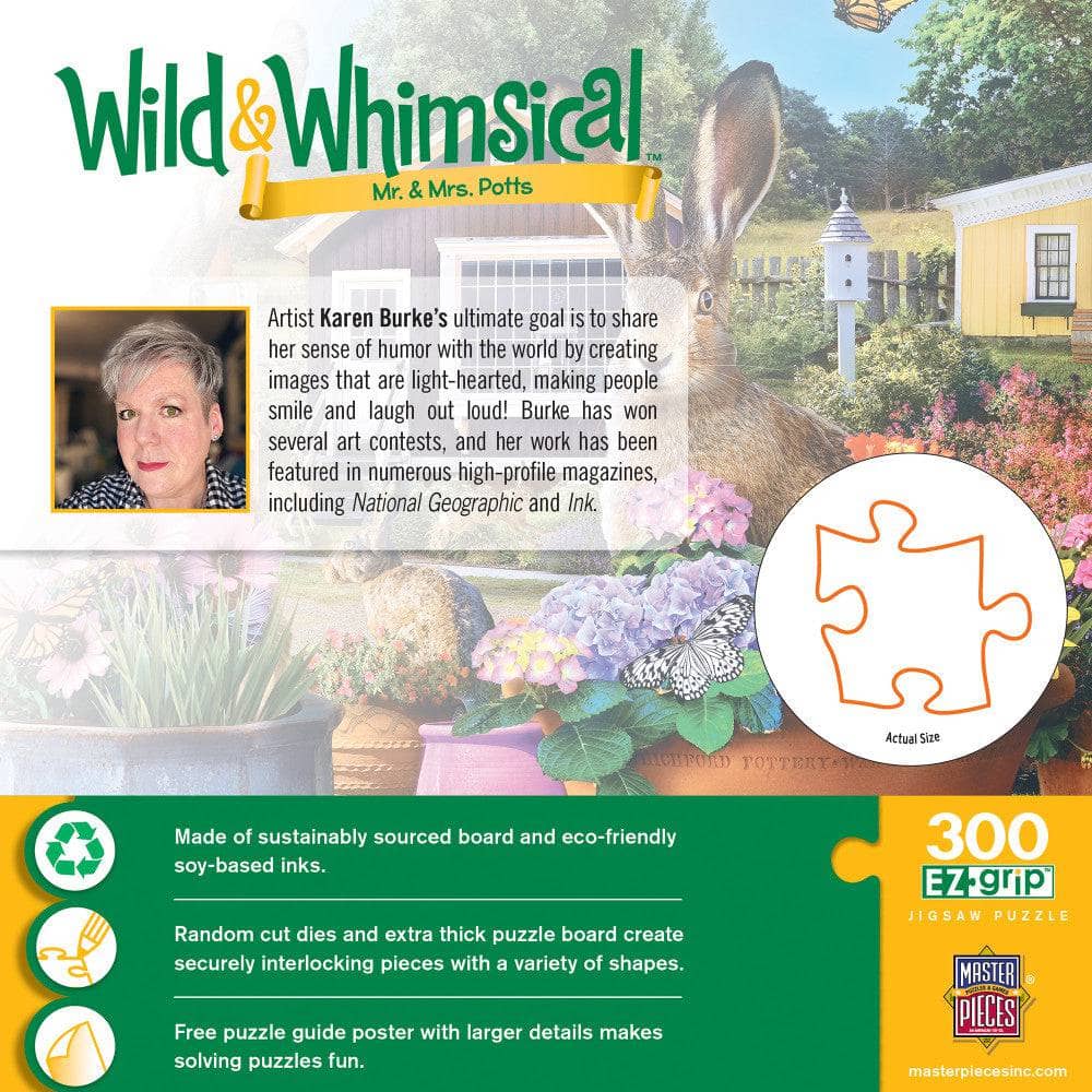 Wild & Whimsical - Mr. & Mrs. Potts 300 Piece EZ Grip Jigsaw Puzzle (ONLINE ORDER ONLY)
