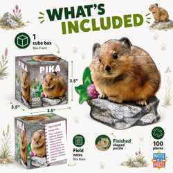 Pika 100 Piece Shaped Jigsaw Puzzle