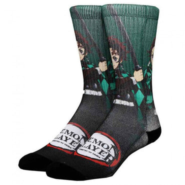 Demon Slayer Tanjiro Sublimated Crew Socks (ONLINE ORDER ONLY)