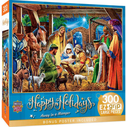 Happy Holidays - Away in a Manger 300 Piece EZ Grip Jigsaw Puzzle (ONLINE ORDER ONLY)